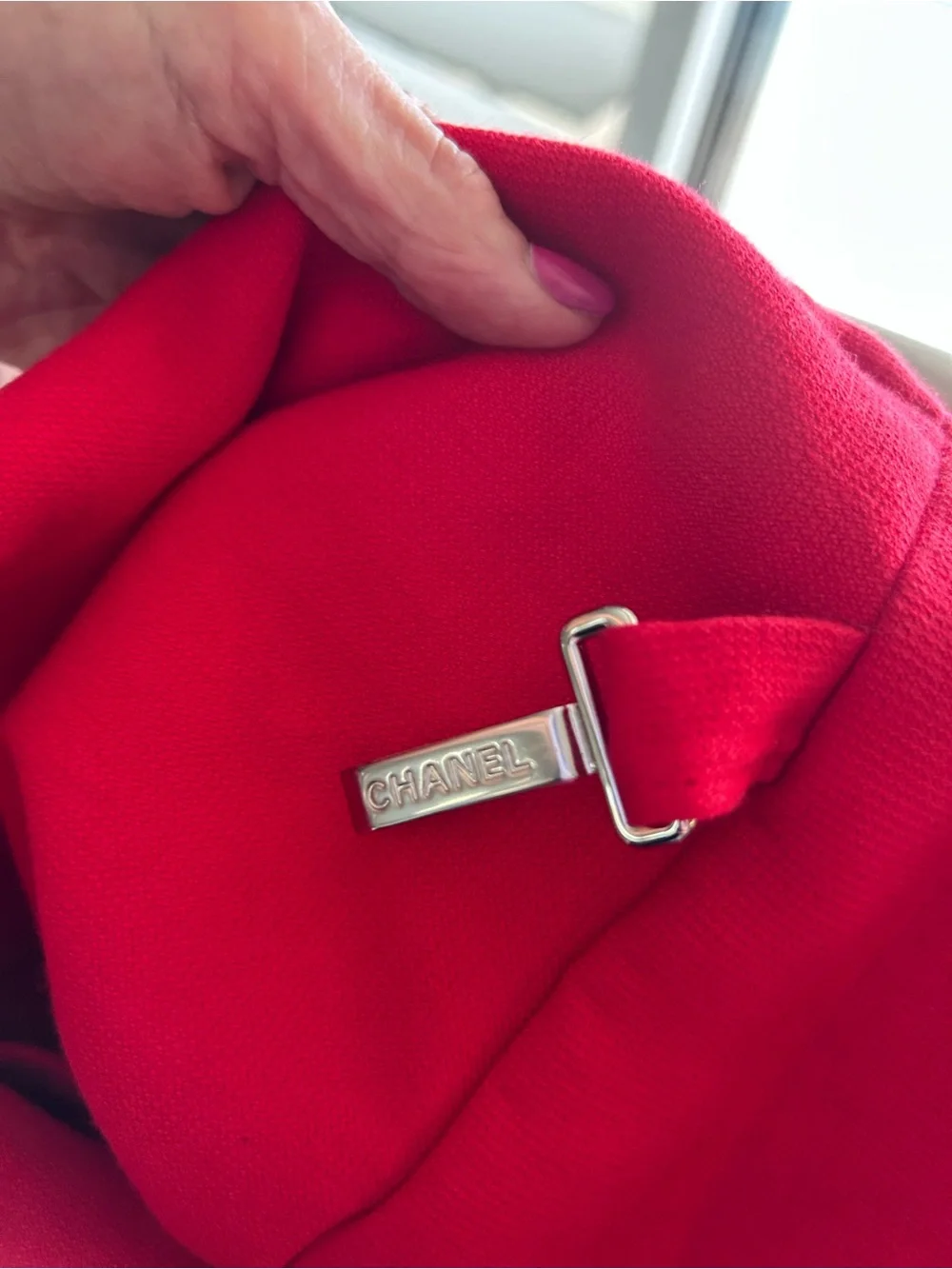 CHANEL Red Terry 3 pc. Beach Set - Picture 7 of 13